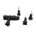 ABS Metal Black Long Screw Adapter Accessories for Gopro Hero4/5/6/7/8/9 Sport Camera