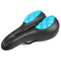 BIKIGHT Silicone Waterproof Breathable Double Spring Shock absorption Bike Saddles Universal Bicycle