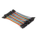 40pcs 10cm Female To Female Jumper Cable Dupont Wire