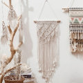 Knitting Decor Macrame Wall Hanging Woven Wall Art Tapestry Boho Home