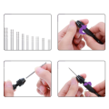 Hand Drill with 25pcs Twist Drill Bits and 10pcs 0.3-1.2mm PCB Drill 40pcs Claw Nails Handle Clamp f