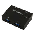 VGA 2 Port Switcher 2 in 1 Out Multi-computer Host Switch VGA Screen Share Display for Game Console
