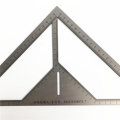 35cm Angle Ruler Metric Aluminum Alloy Triangular Measuring Ruler Woodwork Speed Square Triangle Ang
