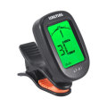 LINGTING LT-01 Mini Clip-On Digital Electronic Tuner 360 Rotatable with 2 Backlight LCD Screen for