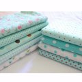 9Pcs DIY Bundles Fabric Fat Quarters Cotton Florals Gingham Craft Quilt Sewing