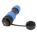 Excellway SD16 16mm 6 Pin Waterproof Cable Wire Docking Plastic Aviation Connector Plug IP68