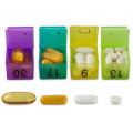 32Pcs Pill Storage Box Month Container Tablet Pill Holder Organizer