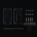 Catda Raspberry Pi Zero Acrylic Case Shell + Heat Sink + Screwdriver + 40P Double Row Pin Kit
