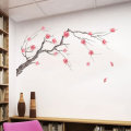 Miico FX64045 Plum Flower Wall Sticker Home Decorative Sticker DIY Sticker Living Room And Bedroom D
