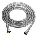 3M Stainless Steel Shower Hose Soft Shower Water Pipe Flexible Bathroom Water Pipe Silver Plumbing H