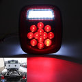 Car Tail Stop Brake Light Turn Signal Lamp Reverse License Light 301927298999 39 LED for Jeep/Truck