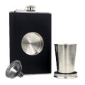 IPRee 8oz 240ml Mini Stainless Steel Liqueur Flask Flagon Funnel With Folding Telescopic Water Cup