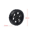 1 Pair Lobot 68mm Silicone Robot Car Wheels Compabible With TT Moter For DIY RC Robot Car
