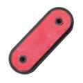 Single Red 24v 20led with rubber edge 12cm Shock absorbing sponge pad Reflective mask Ip67 side Corn