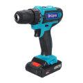 Drillpro 88VF Cordless Electric Drill Rechargeable Screwdriver 18+1 Torque W/ 2 Li-ion Battery