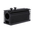 58x22x27mm Black 12mm Aluminum Heat Sink Groove Fixed Radiator Seat Cooling Heat Sink for 12mm Laser