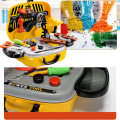 23PCS Children`s Maintenance Tools Kit Set Repair Tool Suitcase Kids` Educational Repair Toys Gift
