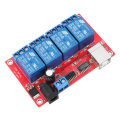 4 Channel 12V HID Driverless USB Relay USB Control Switch Computer Control Switch PC Intelligent Con