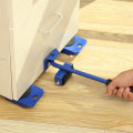 5Pcs Furniture Lifter Sliders Set Heavy Stuffs Moving Hand Tools Wheel Bar Mover