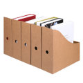 5 Pcs/set Magazine File Holders Storage Box Drawer Kraft Paper File Holder Desktop Documents Organiz