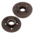 3/4 Inch Black Malleable Iron Floor Flange Fitting Pipe NPT Antique Wall Flange Seat
