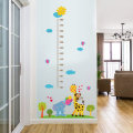 Miico SK9340 Giraffe And Elephant Painting Heights Sticker Children`s Room And Kindergarten Decorati