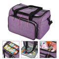 Knitting Tote Bag Yarn Storage Bag Purple For Thread Wool Yarn Crochet Hooks Knitting Needles and Ac