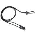 Black 3 Meters Horse Bridle Head Collar Halter Control Attachment Buckle Rope