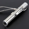Anti Blue Light Lens Detection LED lamp USB Charging Stainless Steel Anti Counterfeiting Flashlight