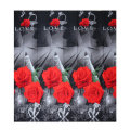 3PCS 3D Stereoscopic Rose/Diamond Ring Printed Cotton Bedding Sets For King Bed