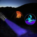 LED UV Flashlight Ultraviolet Torch with Zoom Function Mini UV Black Light Pet Urine Stains Detector