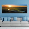 DYC 10961 Single Spray Oil Paintings Grassland Sunrise Scenery For Home Decoration Paintings Wall Ar