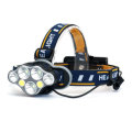 XANES 2606-7 1900LM 3*T6+2*XPE+2*COB 8 Modes Bicycle Headlamp With 2*18650 Battery USB Interfaceamp
