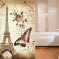 180x180cm Eiffel Tower Waterproof Fabric Shower Curtain Fabric Bathroom Decor Modern