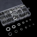 800Pcs M4-M12 Stainless Steel Self-Tapping Screw Washer Pad Handware Assortment