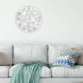 CC014 Creative Marble Pattern Wall Clock Mute Wall Clock Quartz Wall Clock For Home Office Decoratio