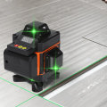 4D 16 Lines Laser Level Green Light Auto Self Leveling 360 Rotary Measure Tool