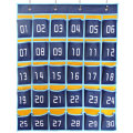 Classroom Hanging Organizer 30 Pockets Cell Phones Storage Bag Business Cards Wall-mount Bag