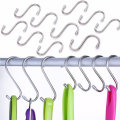 10 PCS S Shape Hooks Stainless Steel Bathroom Hanger Clasp Rack Robe Hook Protective