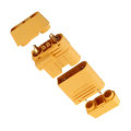 1Pair Amass AS120 Male/Female Plug Connector Resistance Adapter Plug for RC Model FPV Racing Drone L