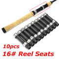 ZANLURE Lot 10 Pcs DPS Style 16# Reel Seat Spinning Fishing Rod Building and Repair High Quality
