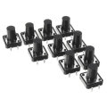 100pcs Momentary Tactile Push Button Switch 12x12x13mm