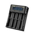 D4 Smart Battery Charger 4 Slot Intelligent Charging for Ni-MH A AA AAA Li-ion 18650 26650 20700 217