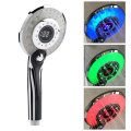 Bakeey LED Light LCD Display Third Gear Water Flow Self Illumination Temperature Control Shower Head