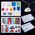 159Pcs Silicone Casting Molds and Tools Jewelry Pendant Resin Mould With Bag DIY