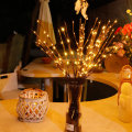 77CM LED Willow Branch Floral Night Light Battery Operated with 20 Bulbs for Home Office Party Garde