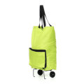 30L Portable Folding Shopping Trolley Cart Storage Bag Luggage Wheels Basket Outdoor Travel