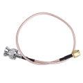 10pcs 50cm BNC Male to SMA Male Connector 50ohm Extension Cable Length Optional