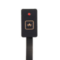 Single Button GPS Membrane Sensor Switch 1 Button with Light MCU Extended Keyboard PVC Panel DIY Acc