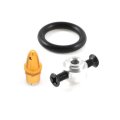Racerstar 3.17mm Bullet Propeller Adapter Holder Clip Yellow With Prop Protector Saver 20x3mm Rubber